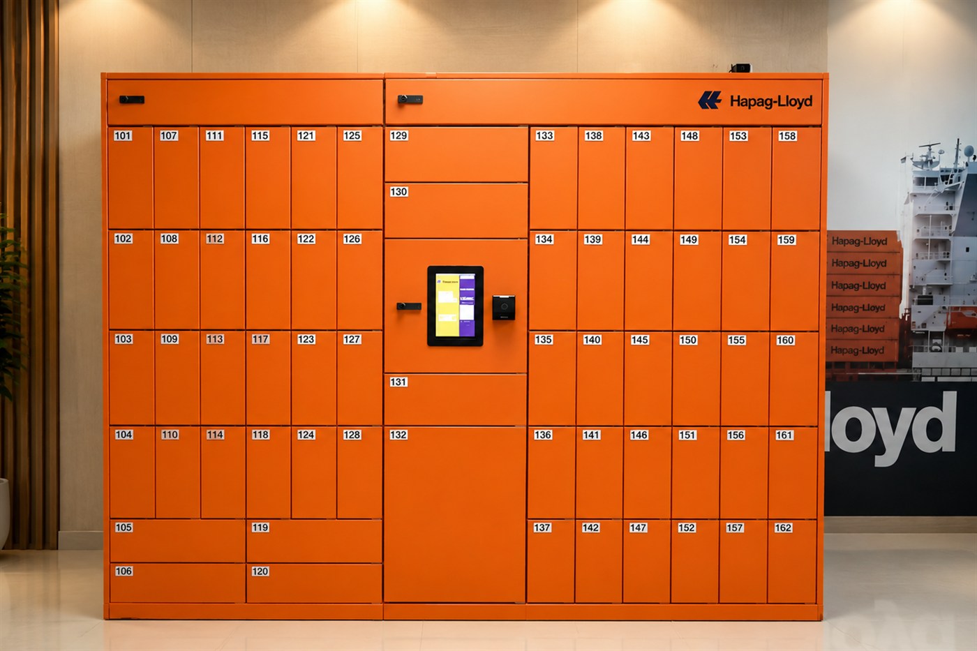Durolt asset and exchange lockers at Hapag-Lloyd facility