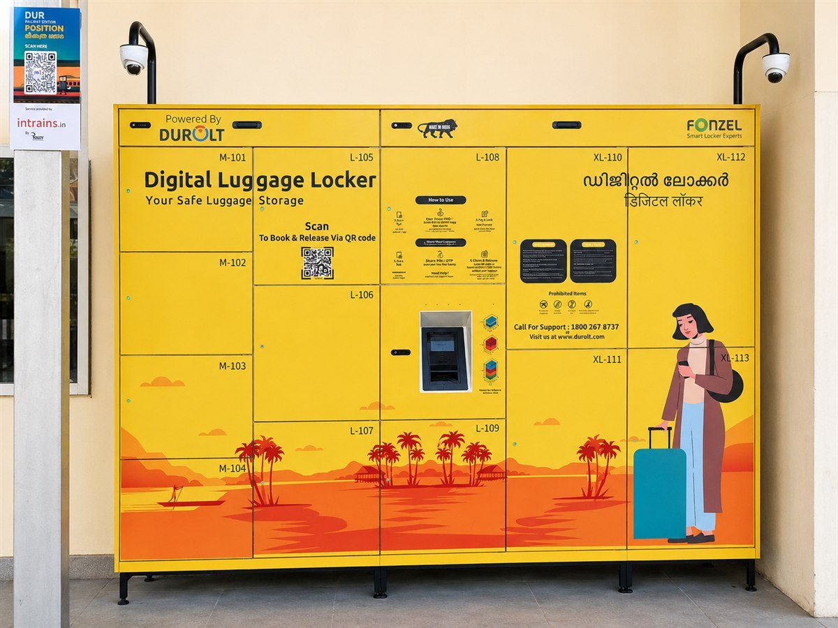 Durolt smart lockers deployed at Tirur facility
