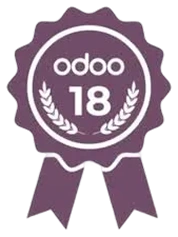 Odoo 18 certified partner badge