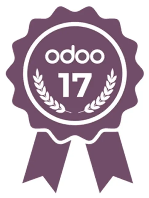 Odoo 17 certified partner badge