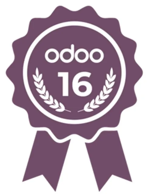 Odoo 16 certified partner badge