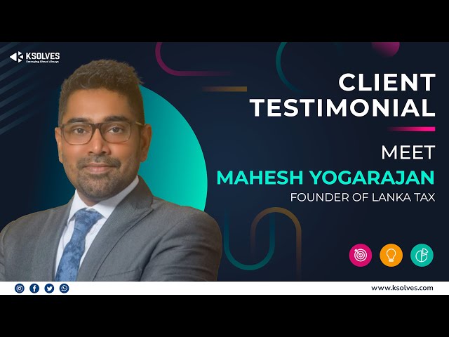 Ksolves client testimonial by Mahesh Yogarajan