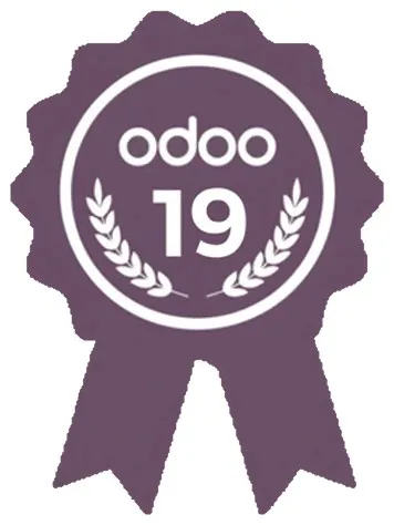 Odoo 19 certified partner badge